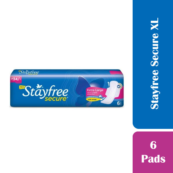 Stayfree Secure Cottony Soft XL(6 pads)