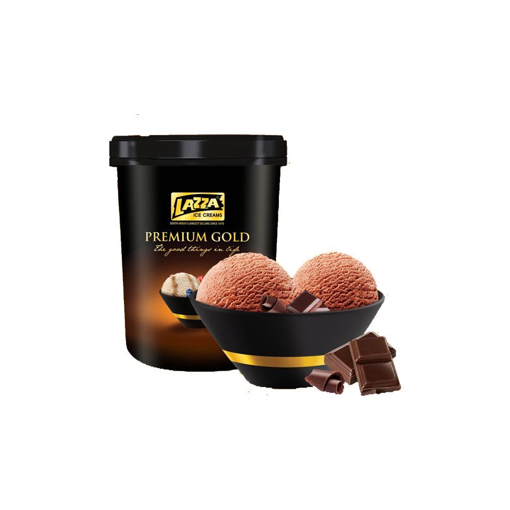 LAZZA Chocolate IceCream - 1.25 Ltr