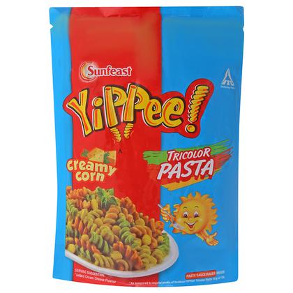 Sunfeast Yippee Creamy Corn Tricolor Instant Pasta 70 g (Get +21 g Extra) 