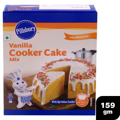 Eggless Vanilla Cooker Cake Mix 159 g-PILLSBURY