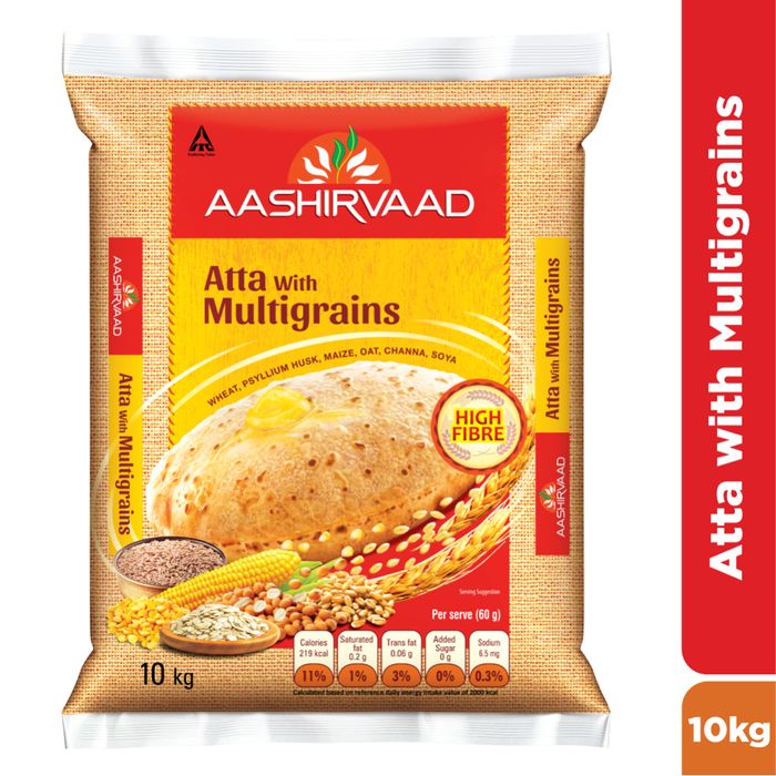 Atta-Aashirvaad Atta with Multigrains(10kg)