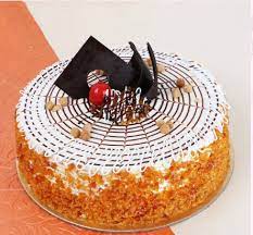 Fresh Cream Cake - Butterscotch (1kg)